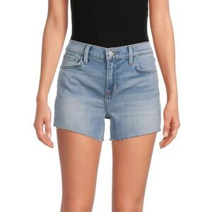 HUDSON Gracie Mid Rise Cut Off Fray Hem Denim Shorts Size 6/28